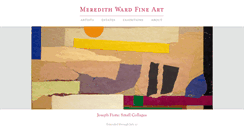 Desktop Screenshot of meredithwardfineart.com